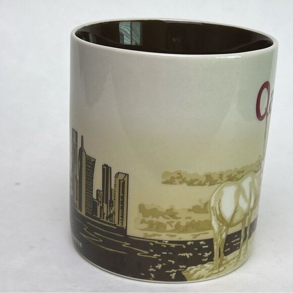 Starbucks 2015 QATAR 16oz Coffee Tea Mug “Global City Icon Collectors Series” - Picture 2 of 6